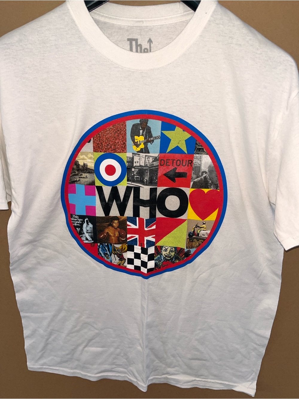 The Who T Shirt Mens Large 2019 Mod Target Union Jack Rock Band Graphic